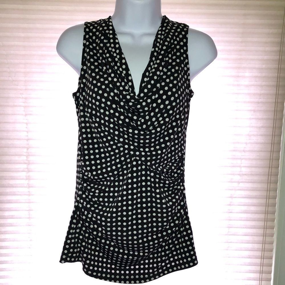 Alfani Sleeveless Cowl Neck Blouse